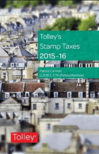 Tolley’s Stamp Taxes 2015-2016